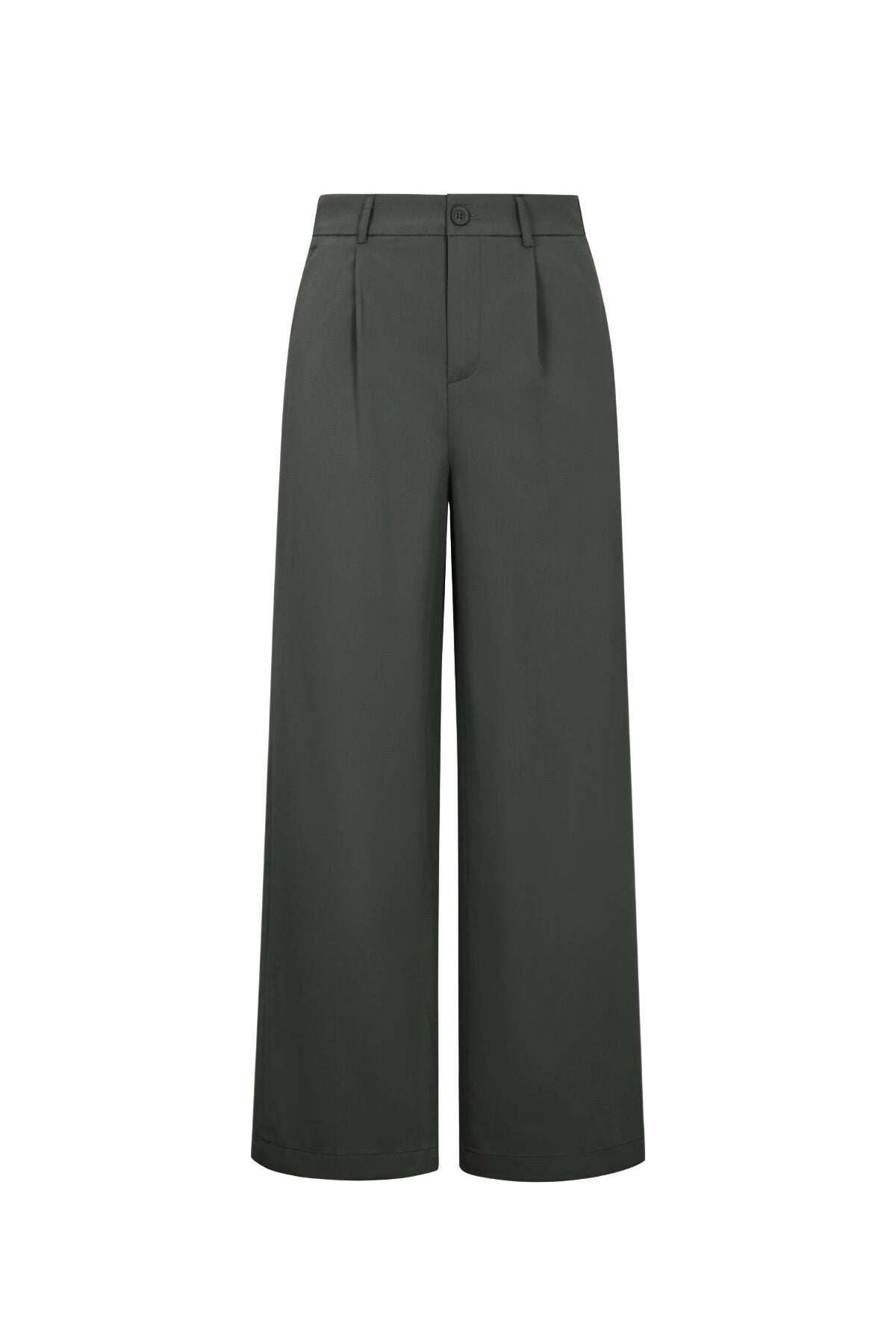 Woven Polyester Fiber Women's Straight Leg Pants Casual Fall/Winter