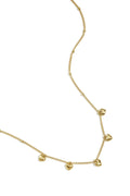 Minimalist necklace with small hearts
