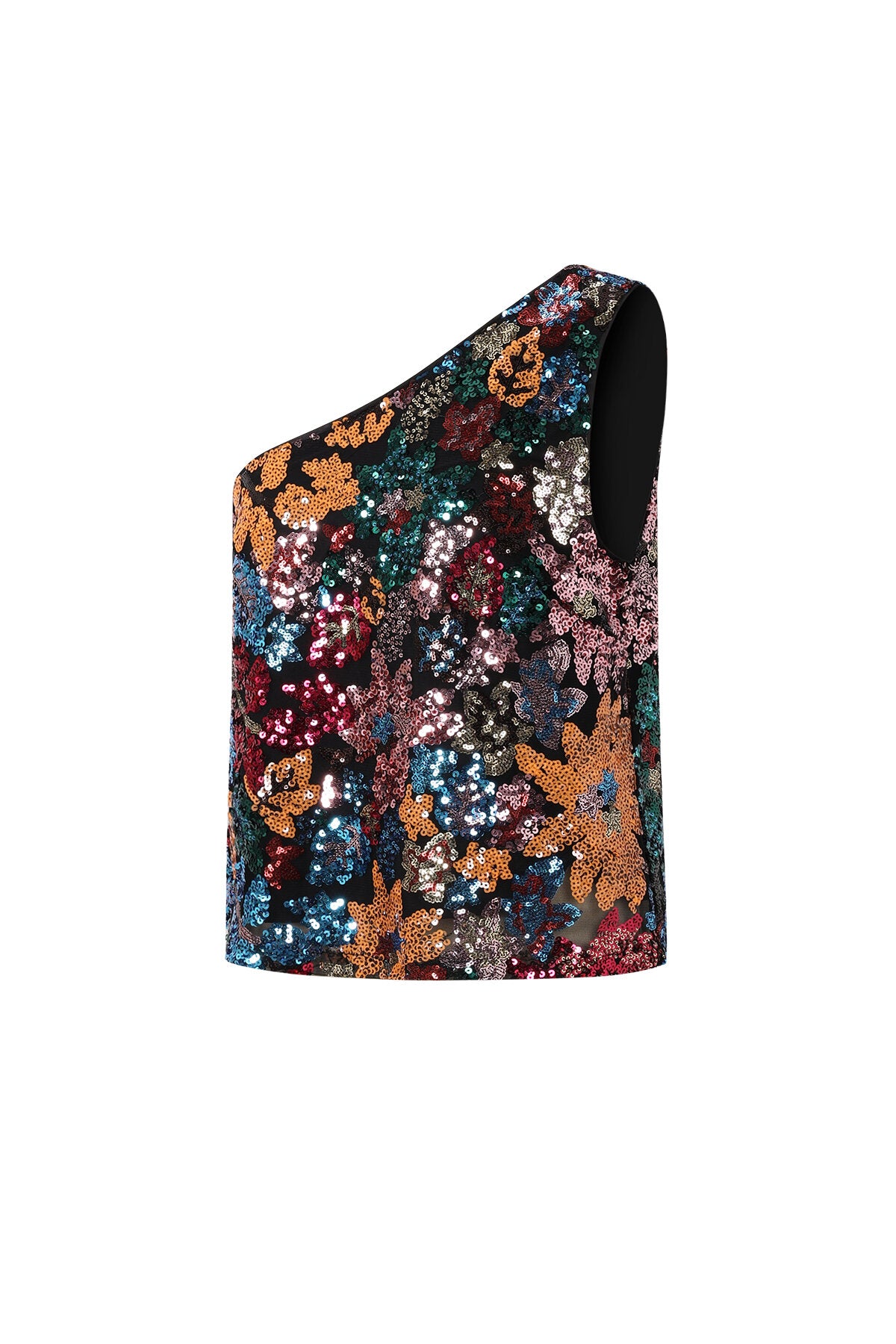 Tropical One Shoulder Top