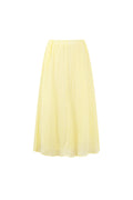 Woven Polyester Fiber Women's Maxi Skirt Casual Solid Color