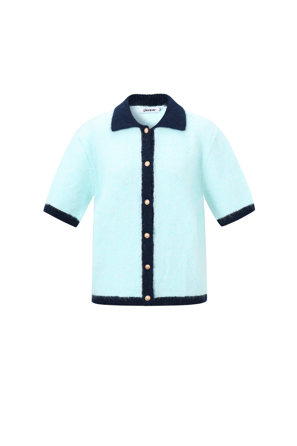 Knitted Polyester Fiber Women's Knit Cardigan Casual Color Clash