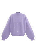Acryl Gebreide Trui Casual Hart Patroon Herfst/Winter