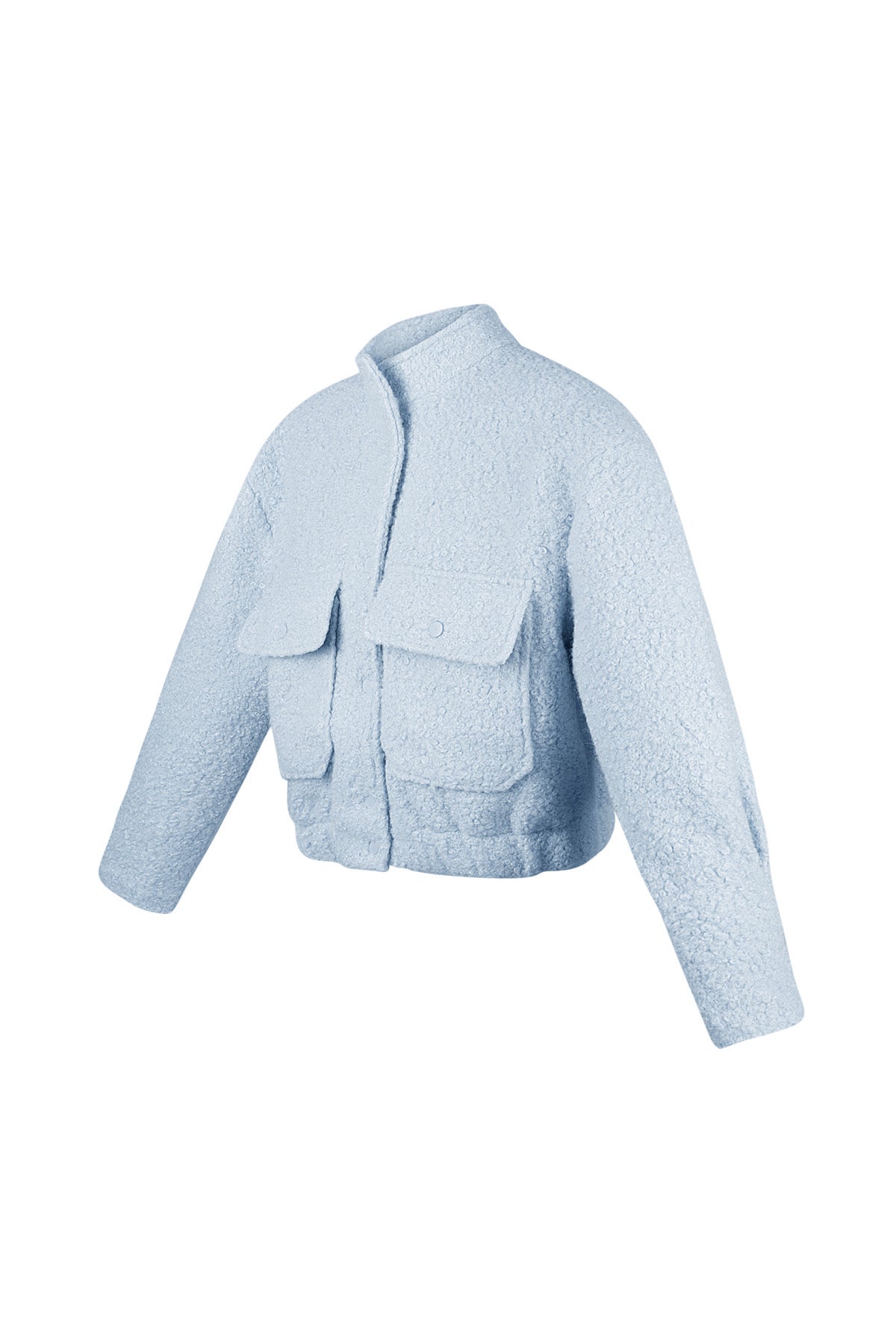 Geweven Polyestervezel Vrouwen Jas Casual Solide Kleur Herfst/Winter