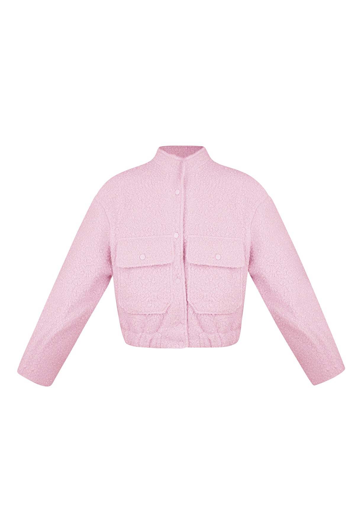 Geweven Polyestervezel Vrouwen Jas Casual Solide Kleur Herfst/Winter