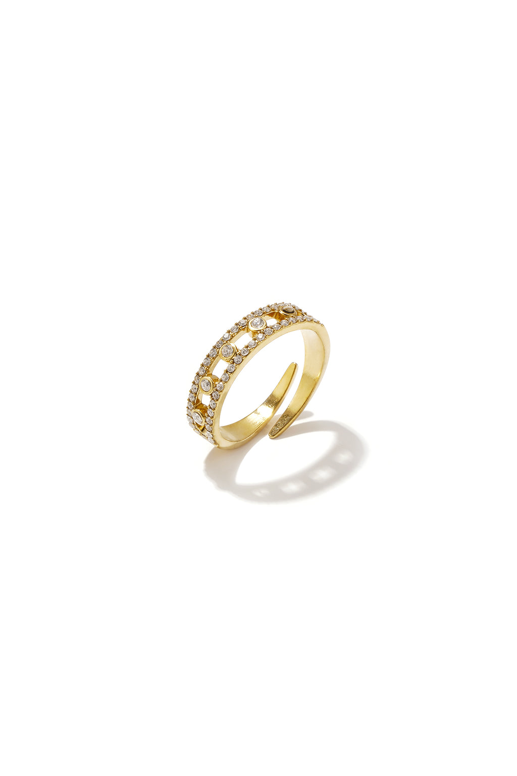 Minimalistische ringen van roestvrij staal, Circle Simple Daily Simple-serie, damessieraden.