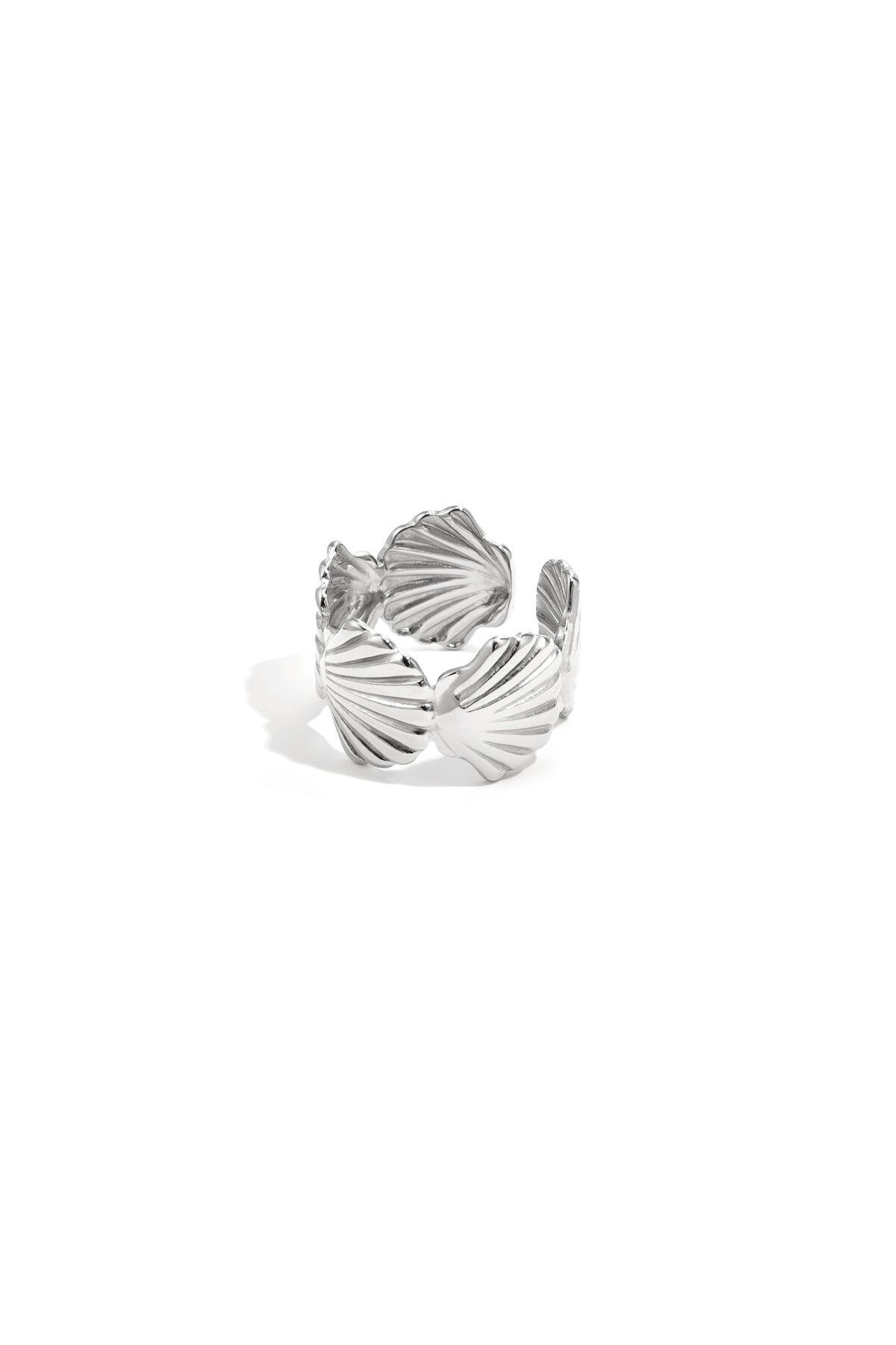 Chunky ring met schelpen