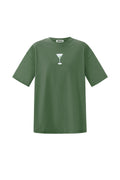 Cotton Knitted Women's T-shirt Casual Letters