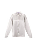 Woven Polyester Fiber Women's Blouse Casual Solid Color Basic