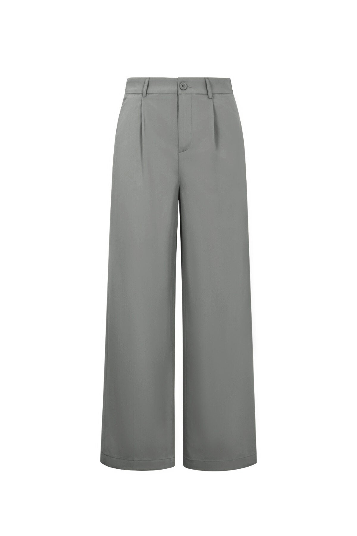 Woven Polyester Fiber Women's Straight Leg Pants Casual Fall/Winter