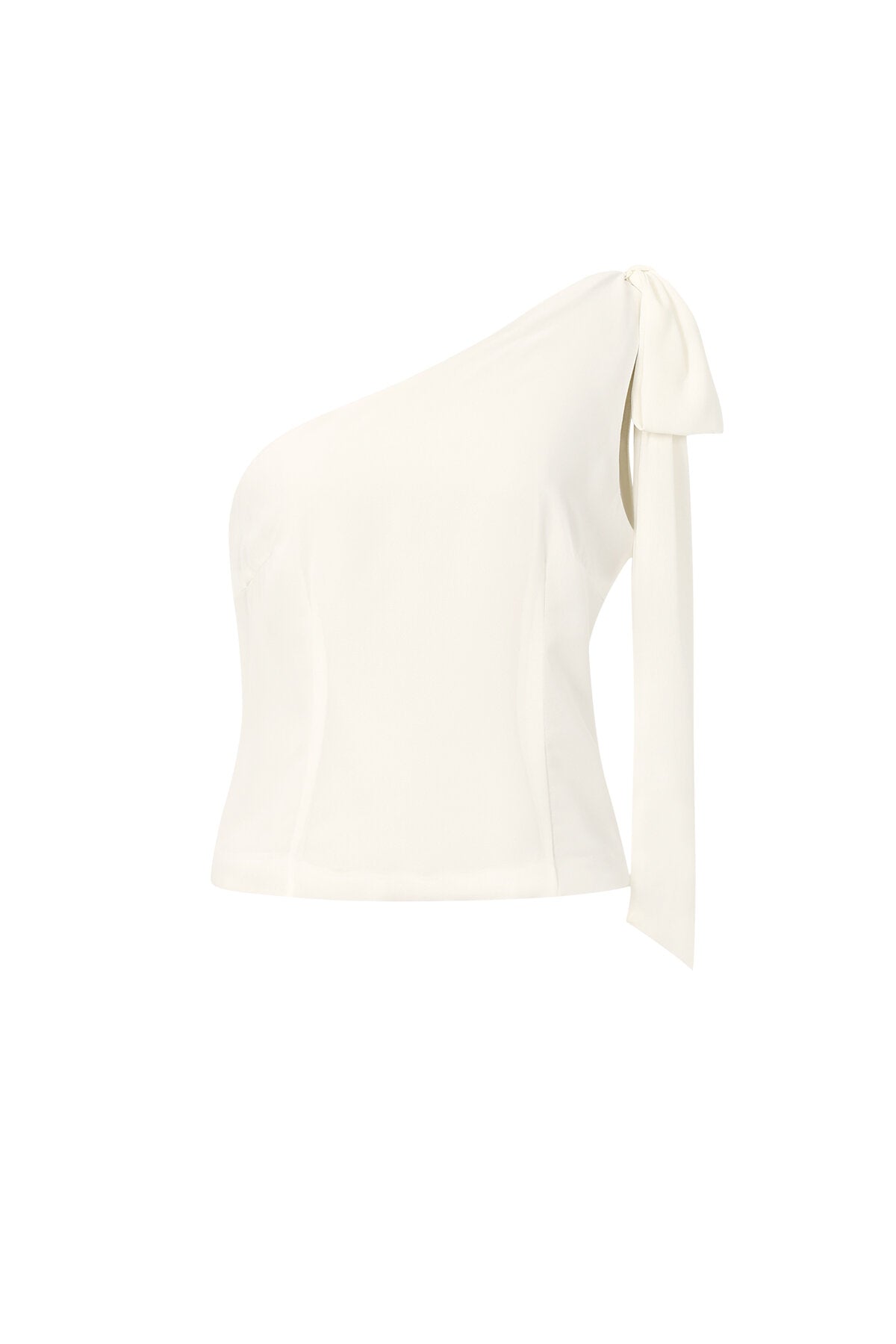Off-shoulder top met strik