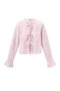 Woven Polyester Fiber Women's Long Sleeve Tops Elegant Solid Color Spring/Summer
