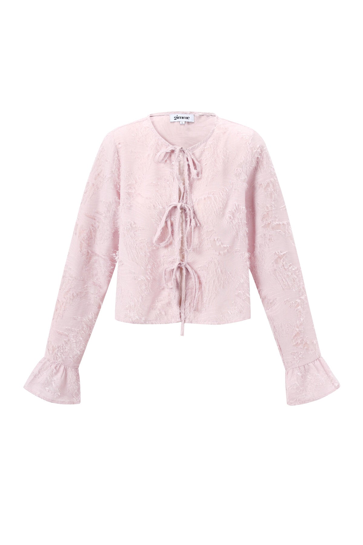 Woven Polyester Fiber Women's Long Sleeve Tops Elegant Solid Color Spring/Summer