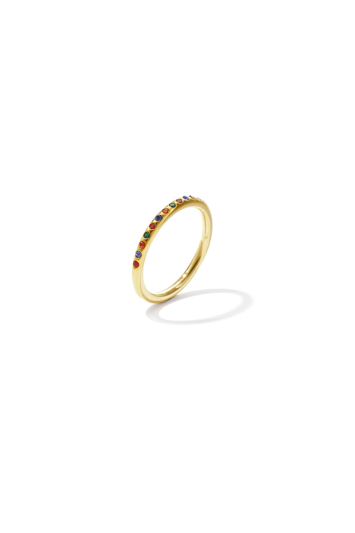 Minimalist ring with stones