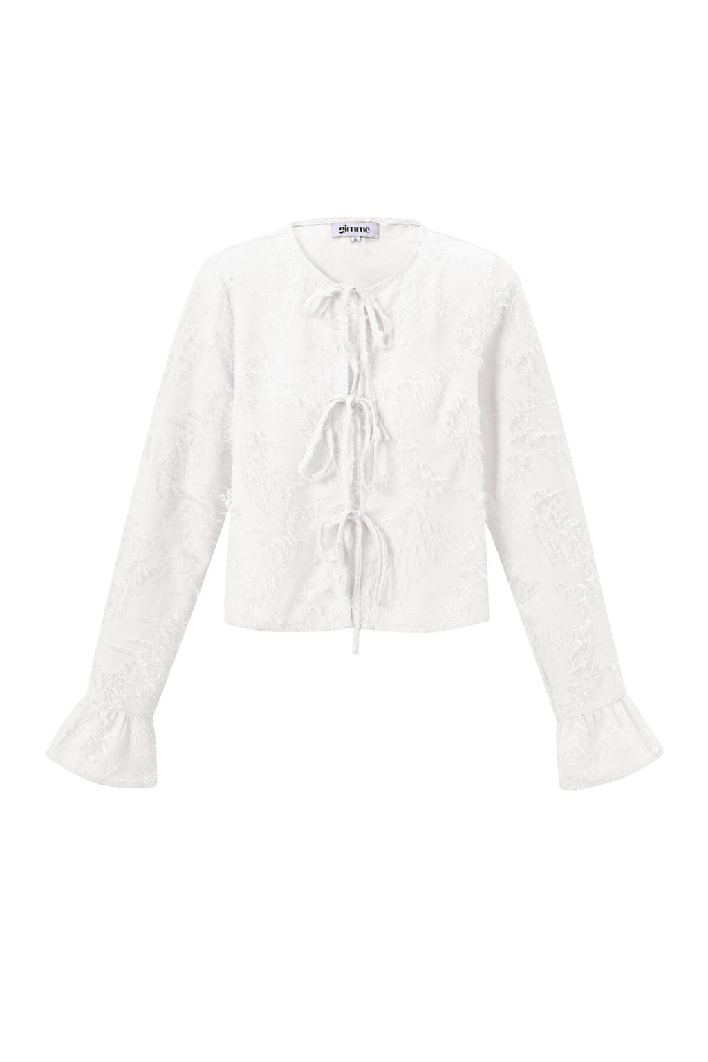 Woven Polyester Fiber Women's Long Sleeve Tops Elegant Solid Color Spring/Summer