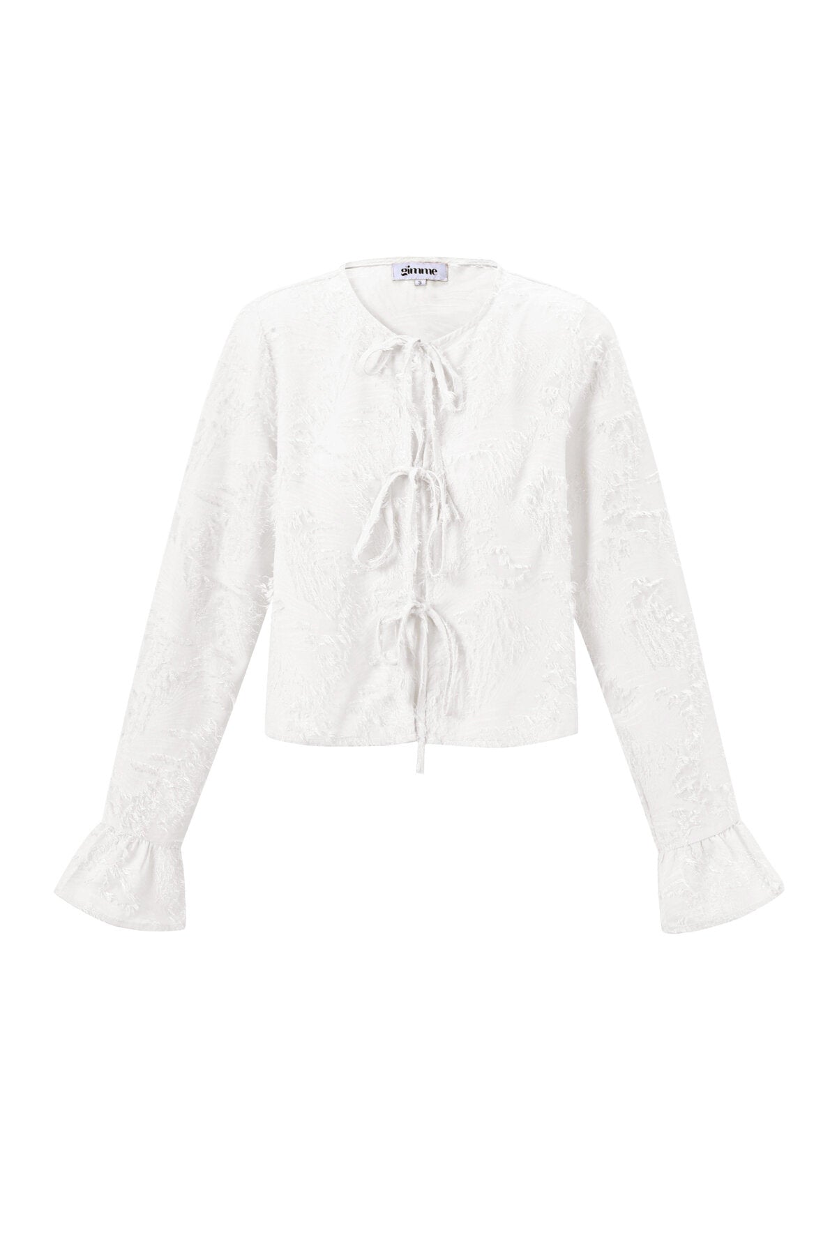 Woven Polyester Fiber Women's Long Sleeve Tops Elegant Solid Color Spring/Summer