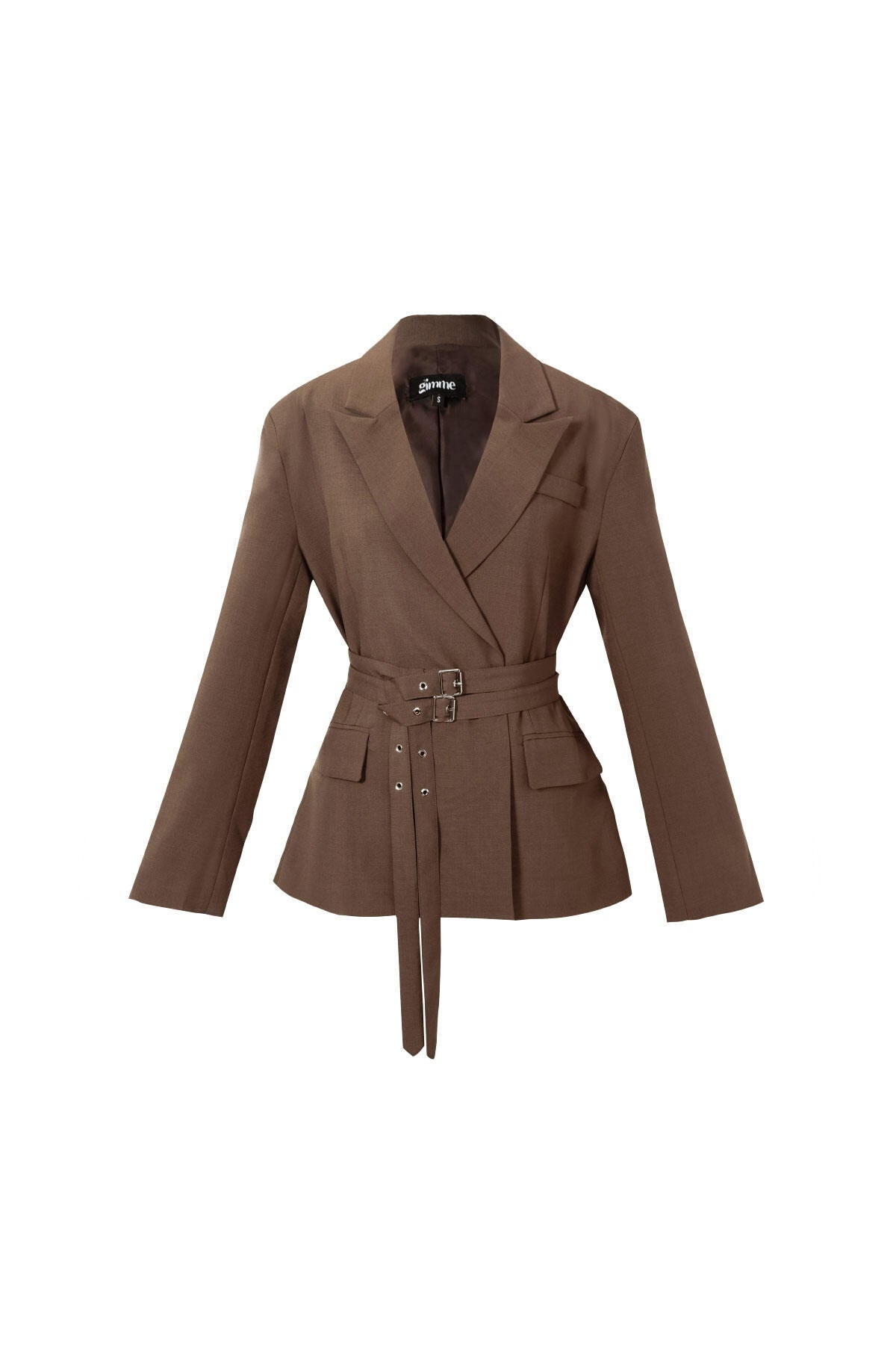 Woven Polyester Fiber Women's Suit Set Elegant Solid Color Fall/Winter